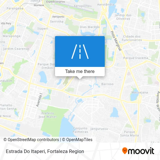 Estrada Do Itaperi map