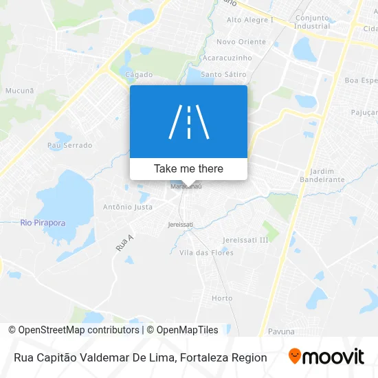 Rua Capitão Valdemar De Lima map