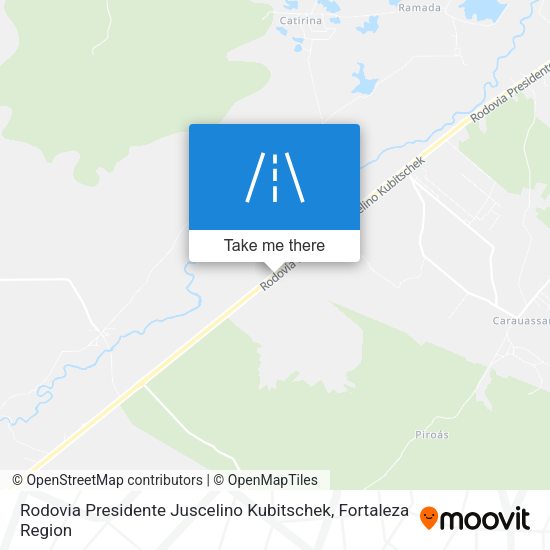 Rodovia Presidente Juscelino Kubitschek map