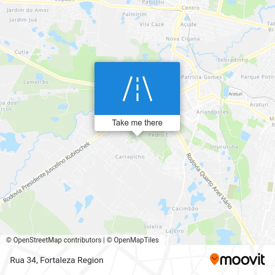 Rua 34 map