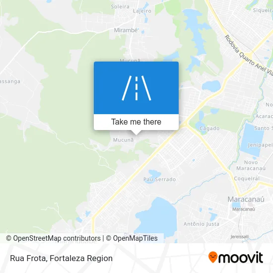 Rua Frota map