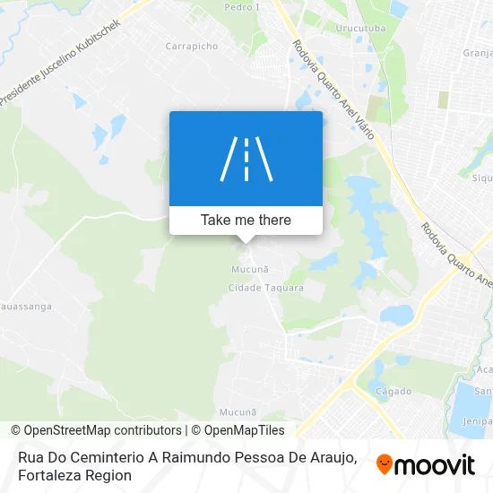 Rua Do Ceminterio A Raimundo Pessoa De Araujo map