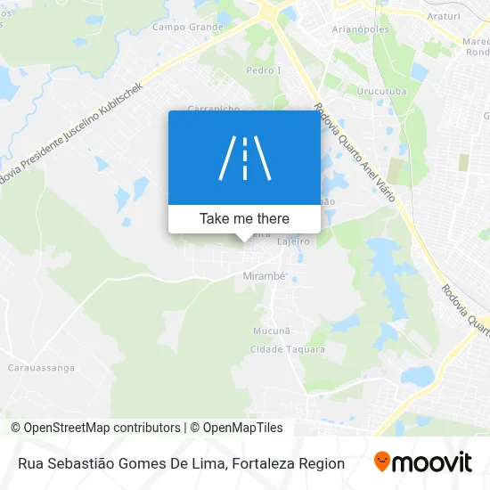 Rua Sebastião Gomes De Lima map