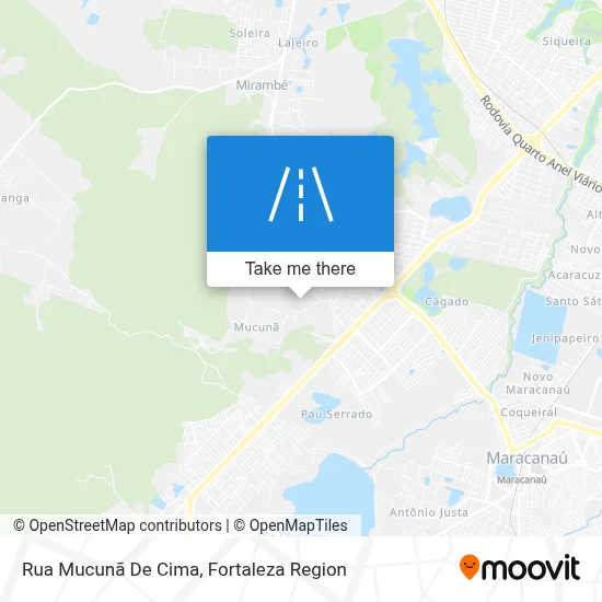 Rua Mucunã De Cima map