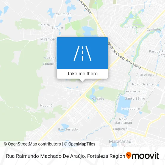 Rua Raimundo Machado De Araújo map