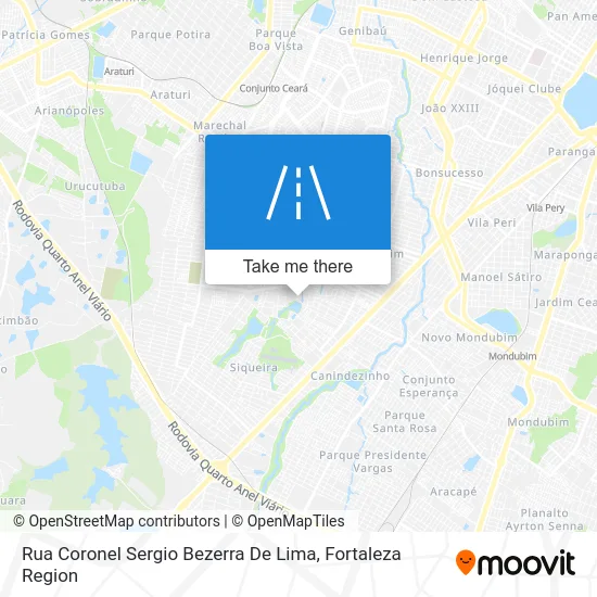 Rua Coronel Sergio Bezerra De Lima map