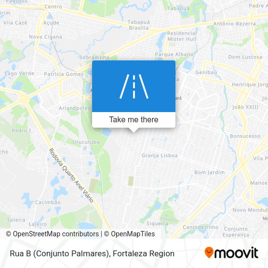 Rua B (Conjunto Palmares) map