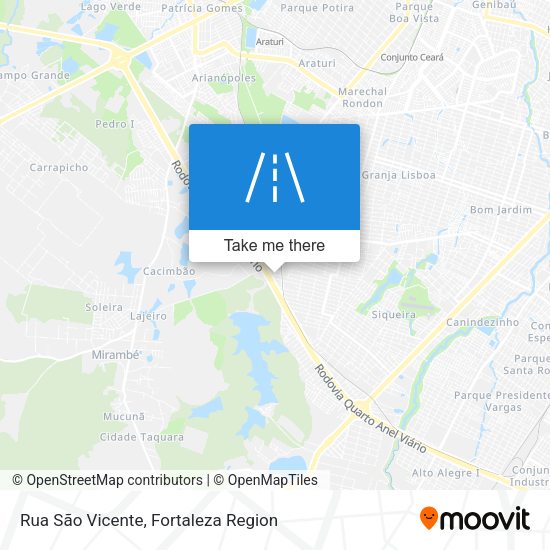 Rua São Vicente map