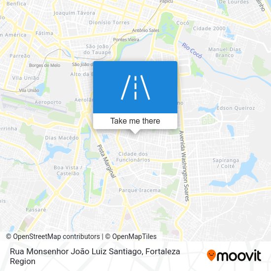 Rua Monsenhor João Luiz Santiago map