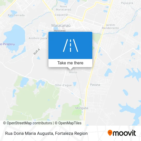 Rua Dona Maria Augusta map