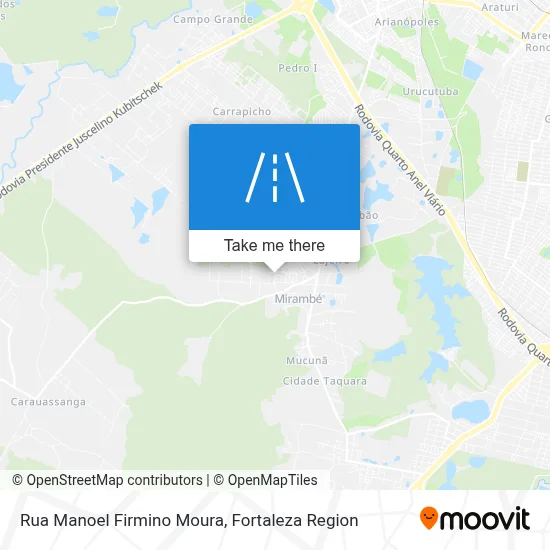 Rua Manoel Firmino Moura map
