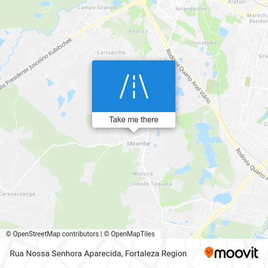 Rua Nossa Senhora Aparecida map