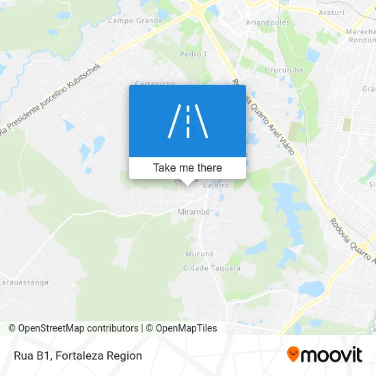 Rua B1 map