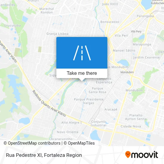 Rua Pedestre XI map