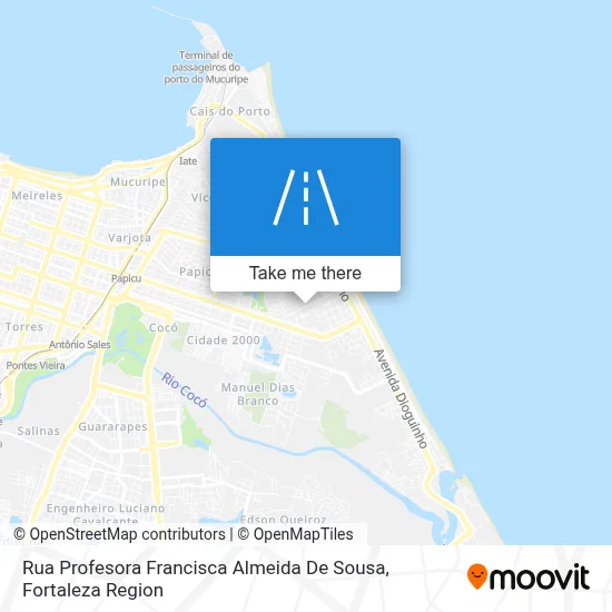 Rua Profesora Francisca Almeida De Sousa map