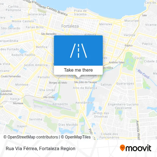 Rua Via Férrea map