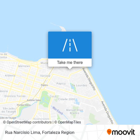 Rua Narcísio Lima map