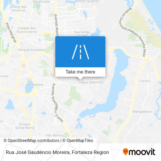 Rua José Gaudêncio Moreira map