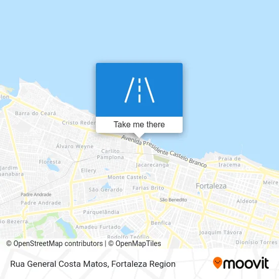 Rua General Costa Matos map