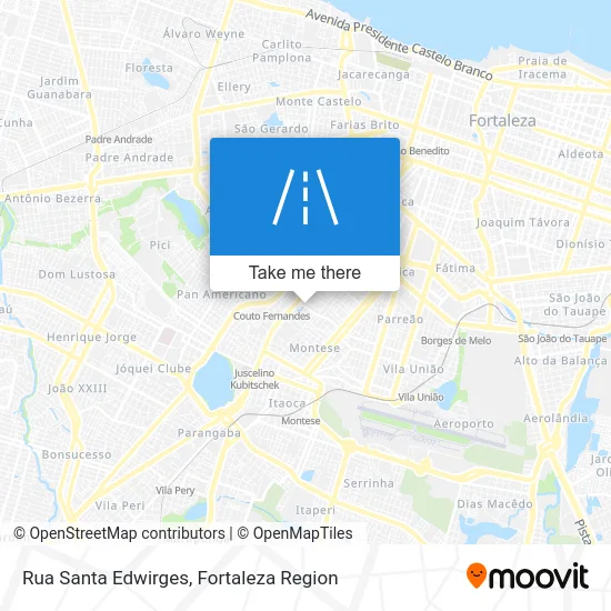 Rua Santa Edwirges map