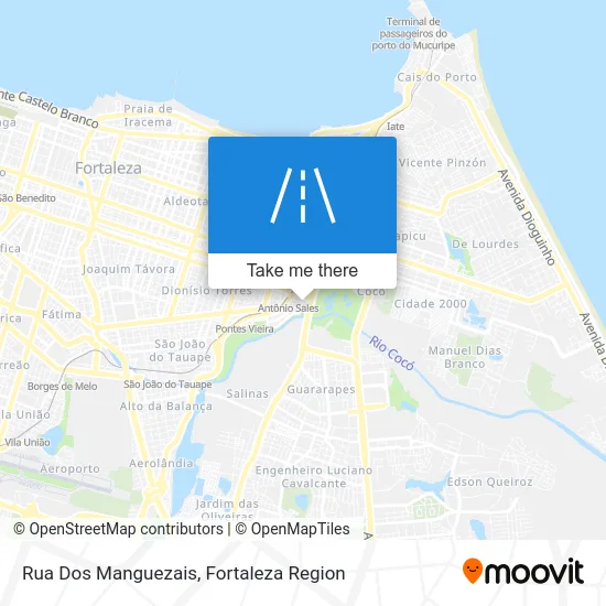 Rua Dos Manguezais map