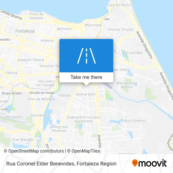 Rua Coronel Elder Benevides map