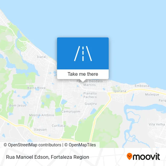 Rua Manoel Edson map