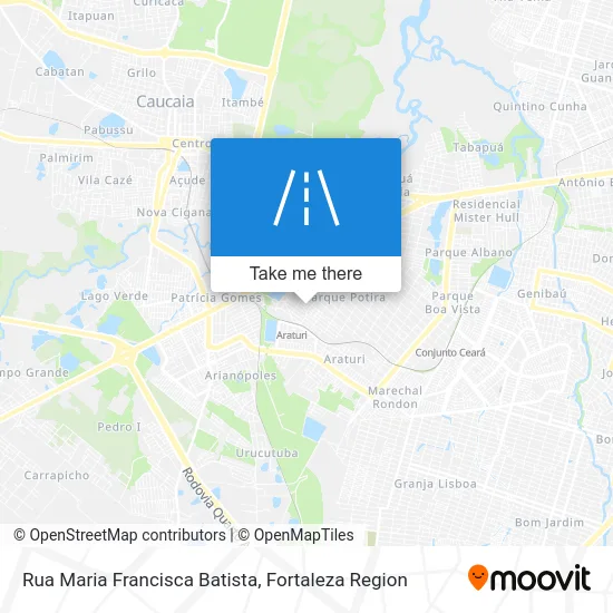 Rua Maria Francisca Batista map