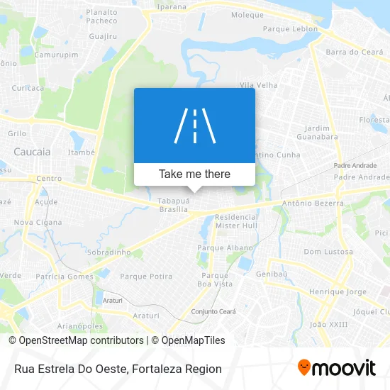 Rua Estrela Do Oeste map