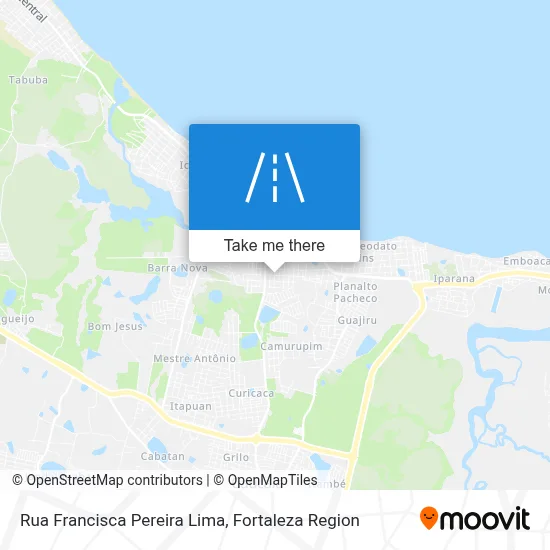 Rua Francisca Pereira Lima map