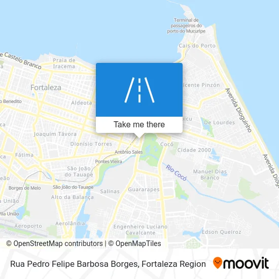 Rua Pedro Felipe Barbosa Borges map