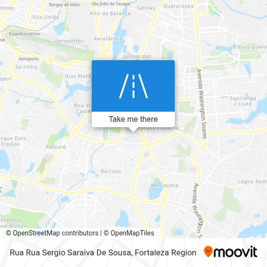 Rua Rua Sergio Saraiva De Sousa map
