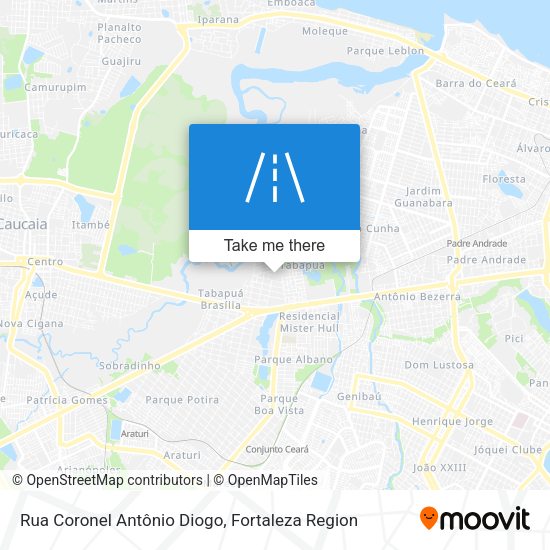 Rua Coronel Antônio Diogo map
