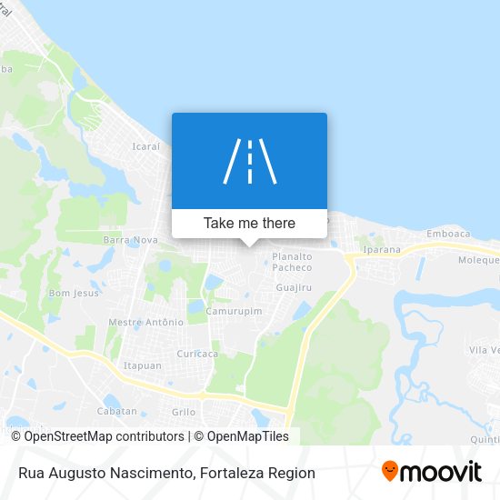 Rua Augusto Nascimento map