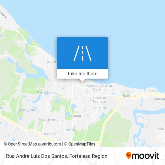 Rua Andre Luiz Dos Santos map