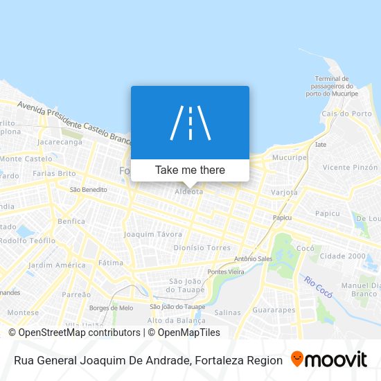Rua General Joaquim De Andrade map