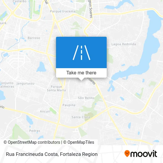 Rua Francineuda Costa map