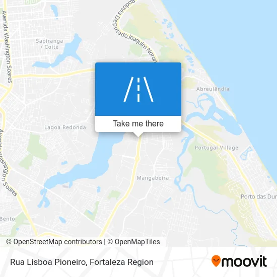 Rua Lisboa Pioneiro map