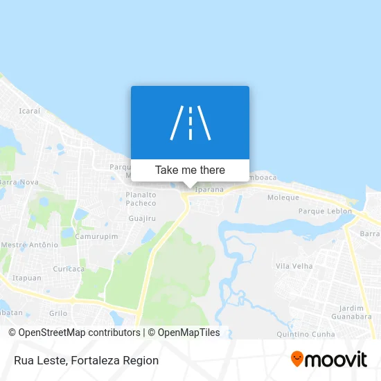 Rua Leste map