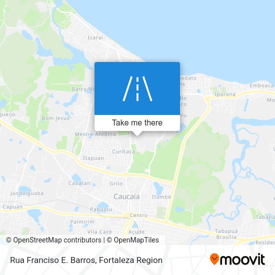 Rua Franciso E. Barros map
