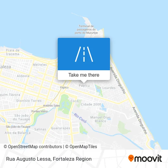 Rua Augusto Lessa map