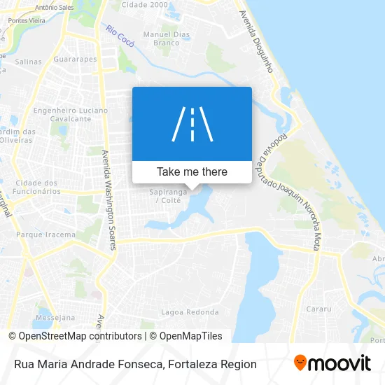 Rua Maria Andrade Fonseca map