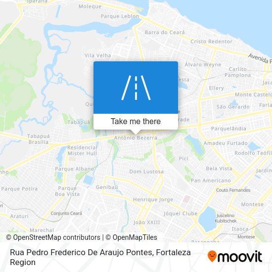 Rua Pedro Frederico De Araujo Pontes map