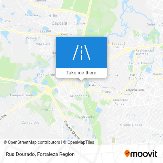 Rua Dourado map