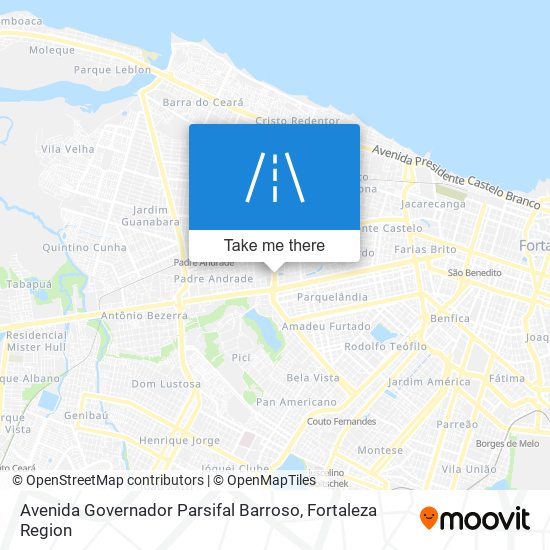 Avenida Governador Parsifal Barroso map