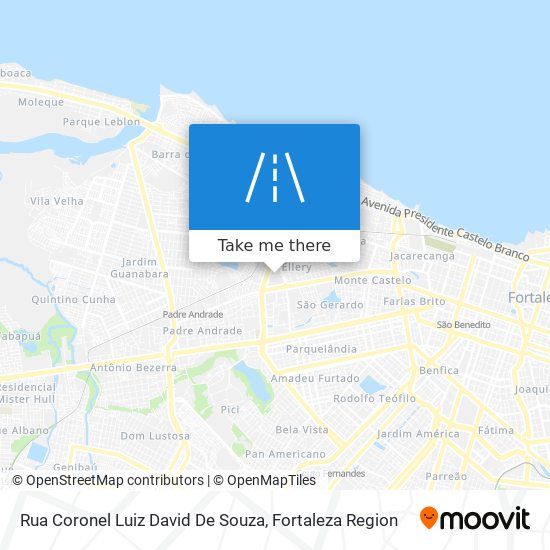 Rua Coronel Luiz David De Souza map