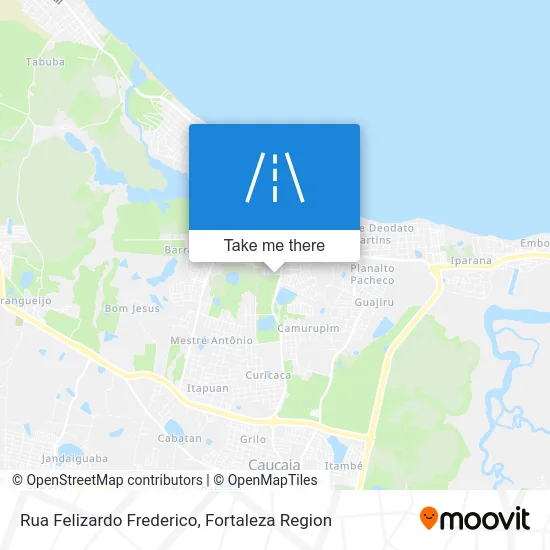 Rua Felizardo Frederico map