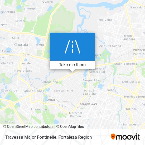 Travessa Major Fontinelle map