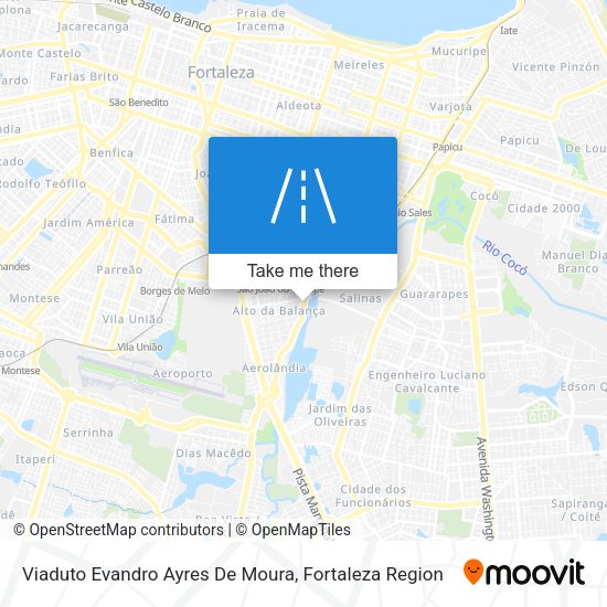 Viaduto Evandro Ayres De Moura map