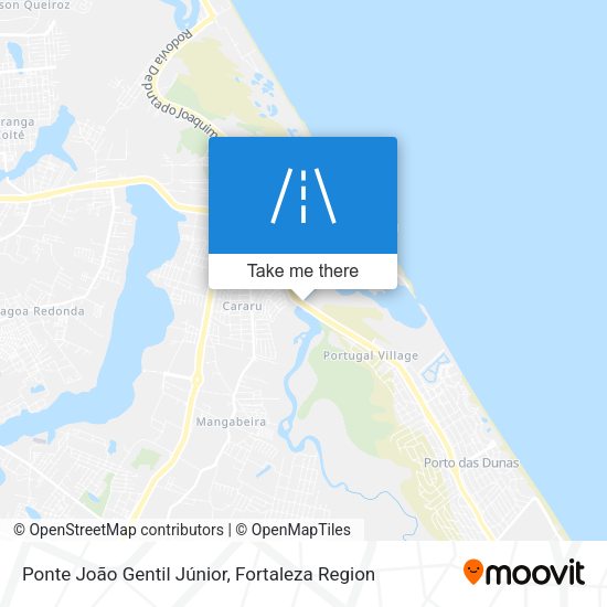 Ponte João Gentil Júnior map